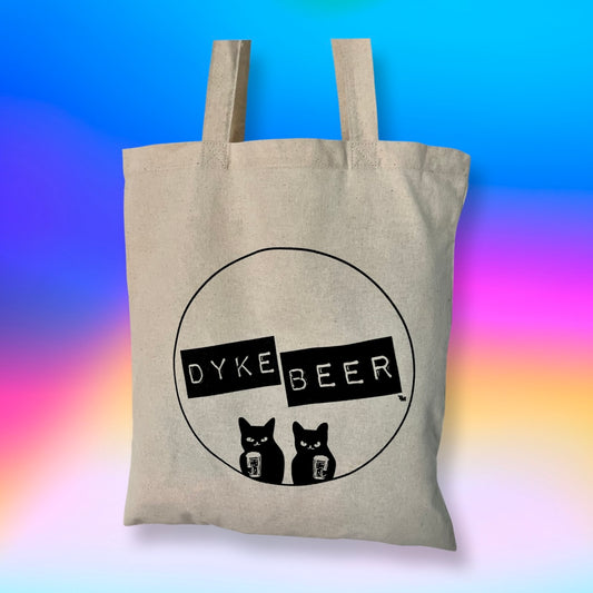 Dyke Beer Cats Tote Bag
